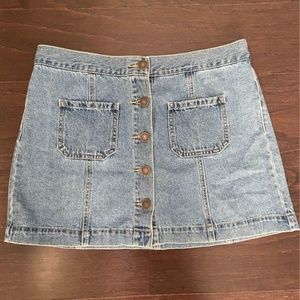 Forever 21 Jean Mini Skirt